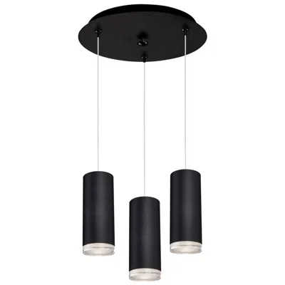 Kuzco Cameo 11-in Black 3-light Multi Pendant