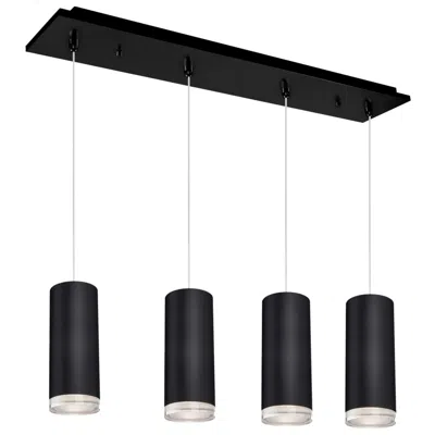 Kuzco Cameo 25-in Black 4-light Multi Pendant