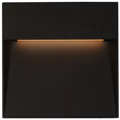 Kuzco Casa 8 1/4" Square Black Led Outdoor Step Light