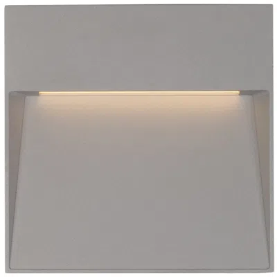 Kuzco Casa 8 1/4" Square Gray Led Outdoor Step Light