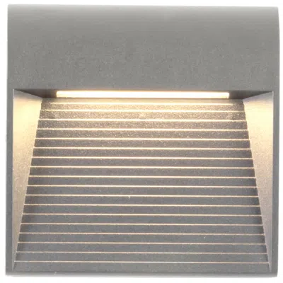 Kuzco Casa Led 5-in Grey Exterior Wall Sconce