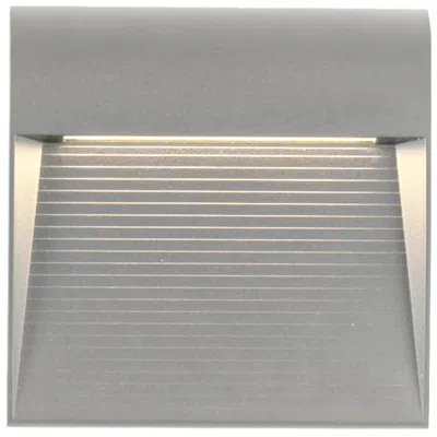 Kuzco Casa Led 7-in Grey Exterior Wall Sconce
