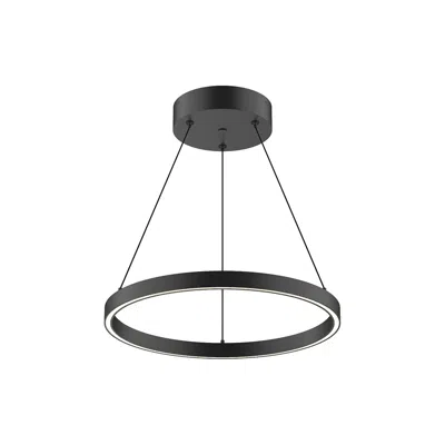 Kuzco Cerchio Led 18-in Black Pendant