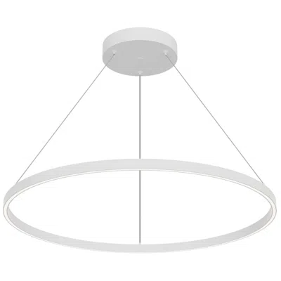 Kuzco Cerchio Led 36-in White Pendant
