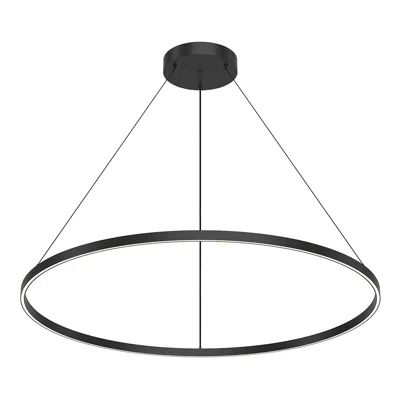 Kuzco Cerchio Led 48-in Black Pendant