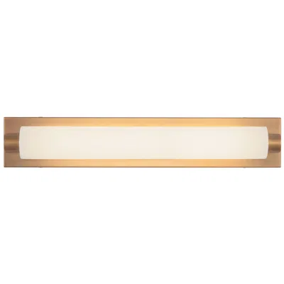 Kuzco Charleston 24-in Vintage Brass Dimmable Led Bathroom Vanity Light
