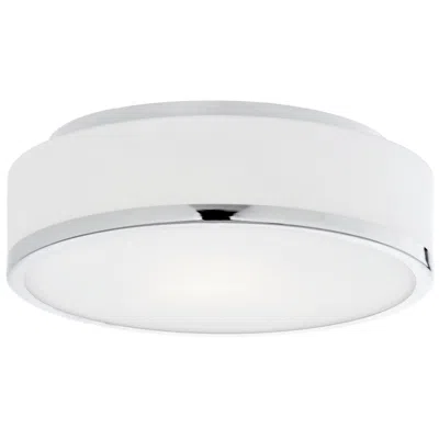Kuzco Charlie Led 12-in Chrome Flush Mount