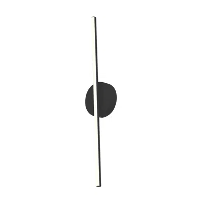 Kuzco Chute Led 23-in Black Wall Sconce