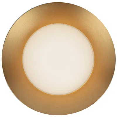 Kuzco Cleo Led 9-in Brushed Gold/opal Glass Wall Sconce