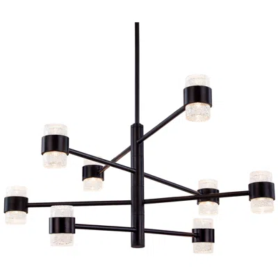 Kuzco Copenhagen Led 24-in (4 Tier) Black Exterior Pendant