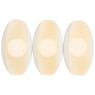 Kuzco Cortez 16-in Antique White Dimmable Led Wall/vanity Light In Gold