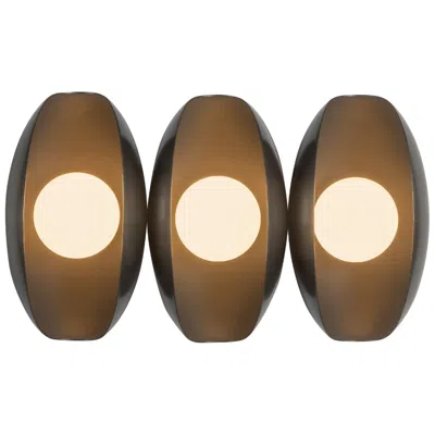 Kuzco Cortez 16-in Urban Bronze Dimmable Led Wall/vanity Light