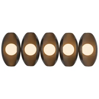 Kuzco Cortez 26-in Urban Bronze Dimmable Led Wall/vanity Light