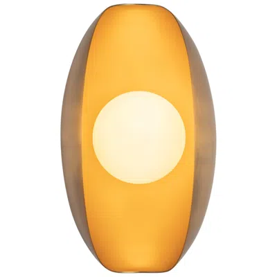 Kuzco Cortez 5-in Vintage Brass Dimmable Led Wall/vanity Light