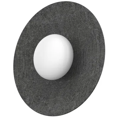 Kuzco Cruz Led 15-in Felt - Gray Flush Mount