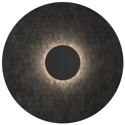 Kuzco Cruz Led 15-in Felt - Gray Wall Sconce