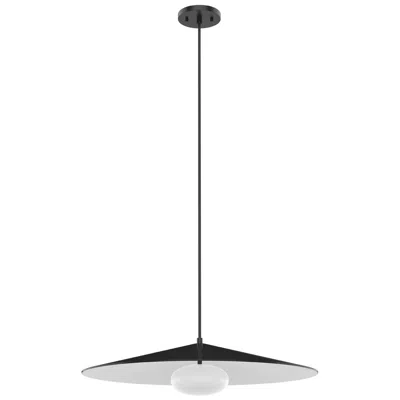 Kuzco Cruz Led 24-in Metal - Black/white Pendant