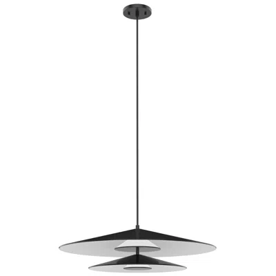 Kuzco Cruz Led 24-in Metal - Black/white Pendant