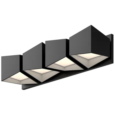 Kuzco Cubix Led 24-in Black/white Vanity Light