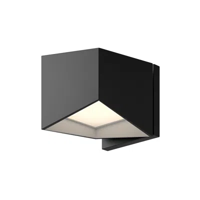 Kuzco Cubix Led 5-in Black/white Wall Sconce
