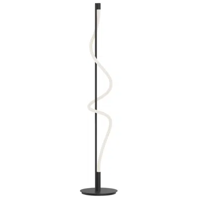Kuzco Cursive Led 12-in Black Led Floor Lamp