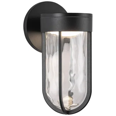 Kuzco Davy Led 11-in Black Exterior Wall Sconce