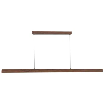 Kuzco Dottie 4-ft Brown Walnut Dimmable Led Linear Pendant