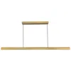 Kuzco Dottie 4-ft Brushed Gold Dimmable Led Linear Pendant