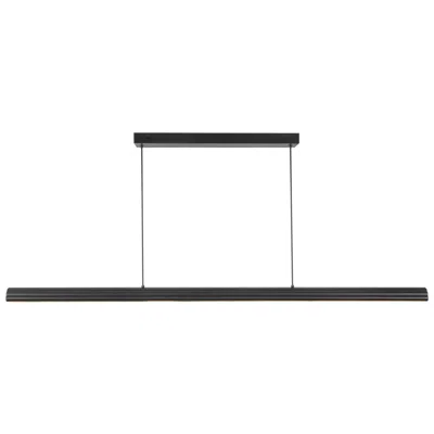 Kuzco Dottie 4-ft Matte Black Dimmable Led Linear Pendant