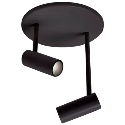 Kuzco Downey Led 2-in Black Semi-flush Mount