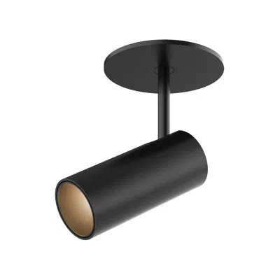 Kuzco Downey Led 2-in Black Semi-flush Mount