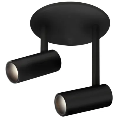 Kuzco Downey Led 3-in Black Semi-flush Mount
