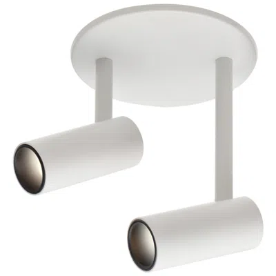 Kuzco Downey Led 3-in White Semi-flush Mount