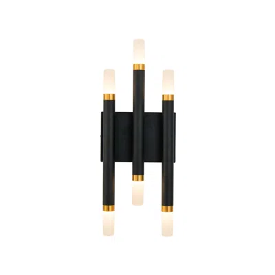 Kuzco Draven Led 7-in Black Wall Sconce
