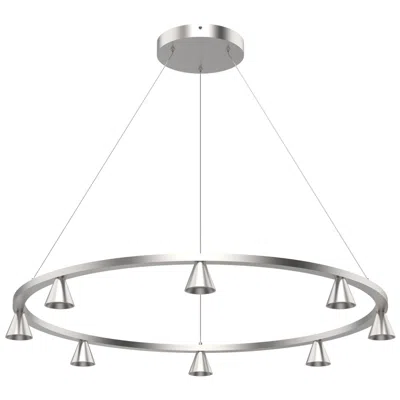 Kuzco Dune Led 33-in Brushed Nickel Led Chandeliers