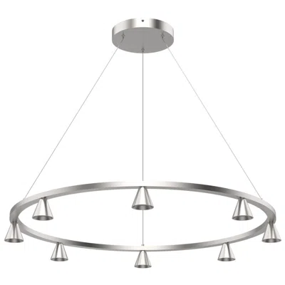 Kuzco Dune Led 33-in Brushed Nickel Led Chandeliers