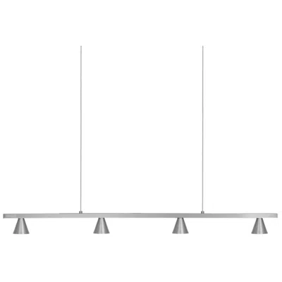 Kuzco Dune Led 37-in Brushed Nickel Linear Pendant