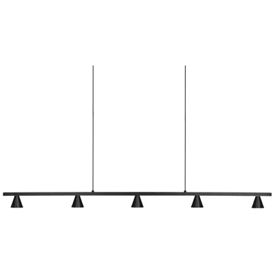 Kuzco Dune Led 47-in Black Linear Pendant