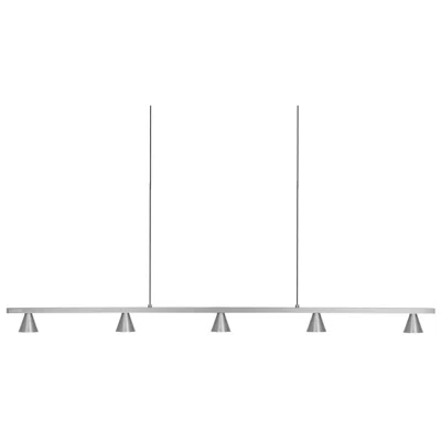 Kuzco Dune Led 47-in Brushed Nickel Linear Pendant