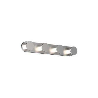 Kuzco Edna Led 16-in Brushed Nickel Vanity Light
