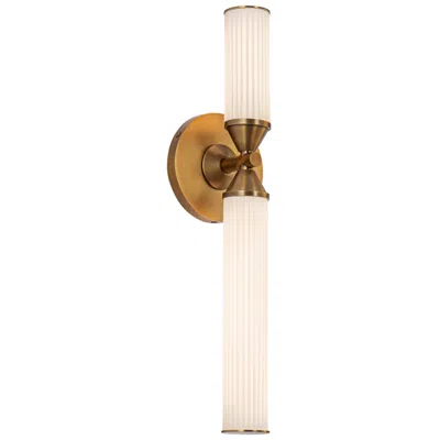 Kuzco Edwin 17 1/2" High Vintage Brass Led Wall Sconce