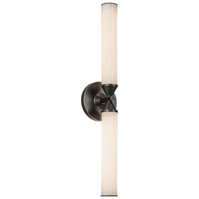 Kuzco Edwin 22 1/2" High Bronze 2-light Ada Led Wall Sconce