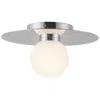 Kuzco Elixir Led 10-in Chrome Flush Mount