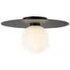 Kuzco Elixir Led 14-in Black Flush Mount