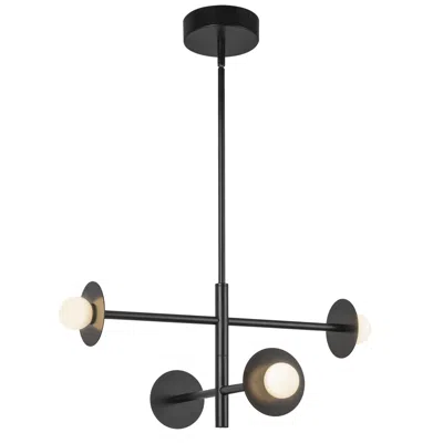 Kuzco Elixir Led 22-in Black Led Chandelier