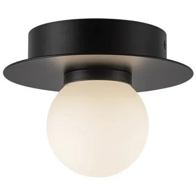 Kuzco Elixir Led 6-in Black Flush Mount