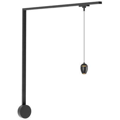 Kuzco Eloa 1 Light Black Dimmable 4000k Led Trilo Track Wall Kit