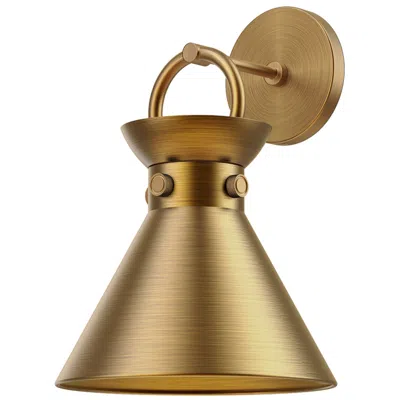 Kuzco Emerson 12 3/4" High Aged Gold Wall Sconce