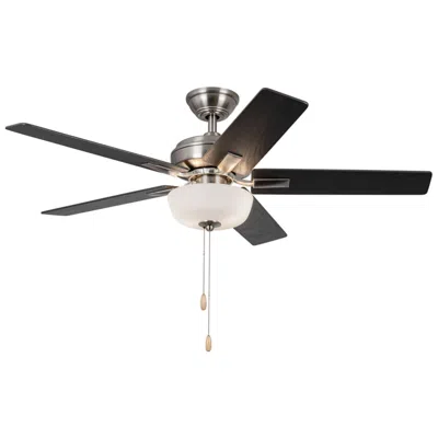 Kuzco Erikson Led 52-in Brushed Nickel Ceiling Fan