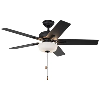 Kuzco Erikson Led 52-in Matte Black Ceiling Fan